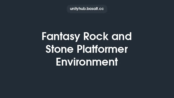Fantasy Rock and Stone Platformer Environment Thumbnail
