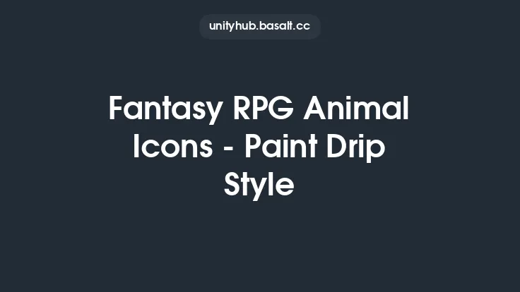 Fantasy RPG Animal Icons - Paint Drip Style Thumbnail