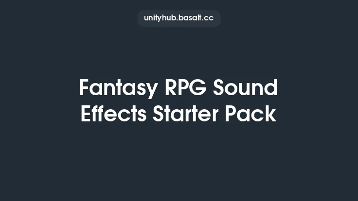 Fantasy RPG Sound Effects Starter Pack Thumbnail