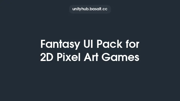 Fantasy UI Pack for 2D Pixel Art Games Thumbnail