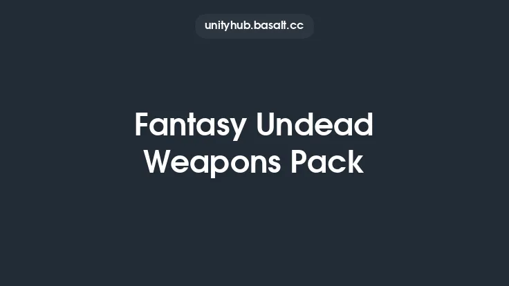 Fantasy Undead Weapons Pack Thumbnail