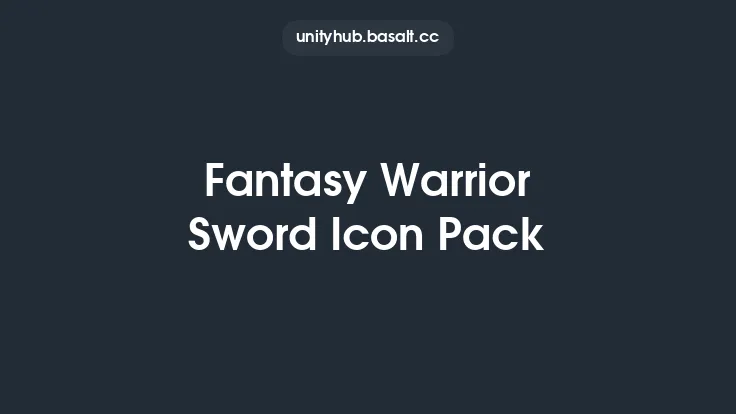 Fantasy Warrior Sword Icon Pack Thumbnail