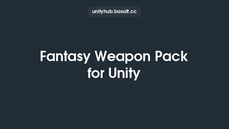 Fantasy Weapon Pack for Unity Thumbnail