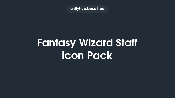 Fantasy Wizard Staff Icon Pack Thumbnail