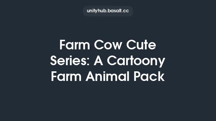Farm Cow Cute Series: A Cartoony Farm Animal Pack Thumbnail