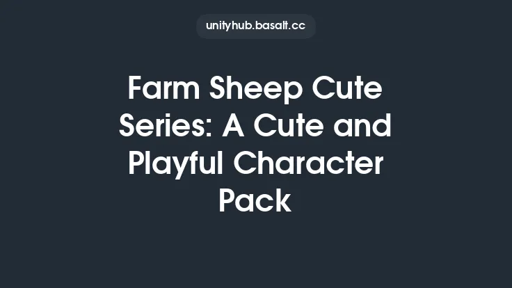 Farm Sheep Cute Series: A Cute and Playful Character Pack Thumbnail