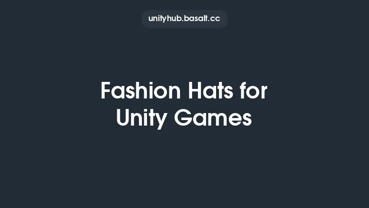 Fashion Hats for Unity Games Thumbnail