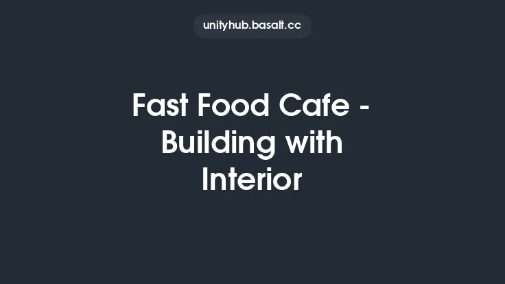 Fast Food Cafe - Building with Interior Thumbnail