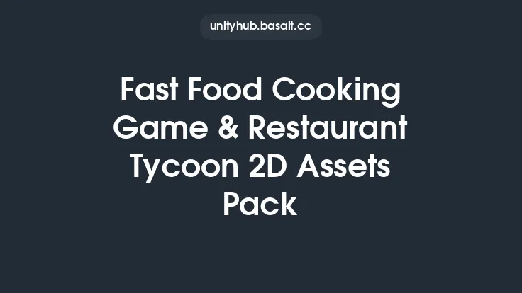 Fast Food Cooking Game & Restaurant Tycoon 2D Assets Pack Thumbnail