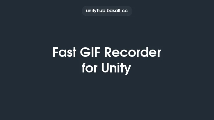 Fast GIF Recorder for Unity Thumbnail