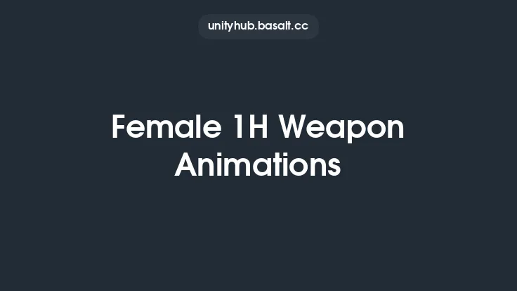 Female 1H Weapon Animations Thumbnail