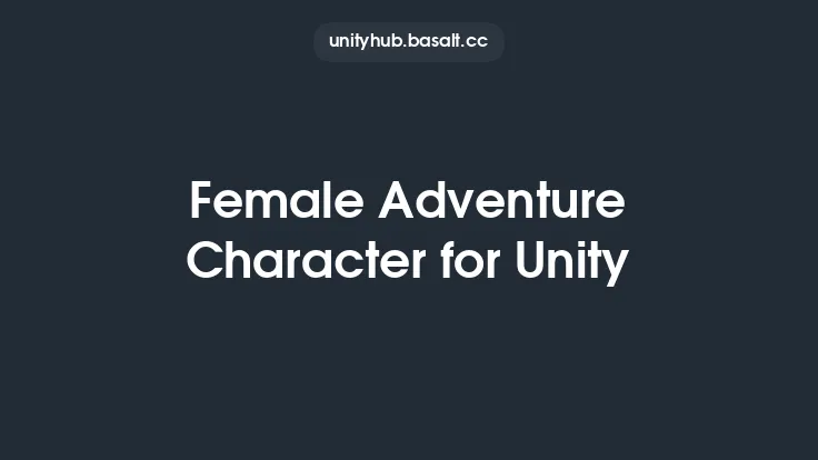 Female Adventure Character for Unity Thumbnail