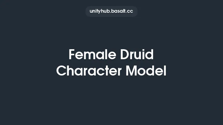 Female Druid Character Model Thumbnail