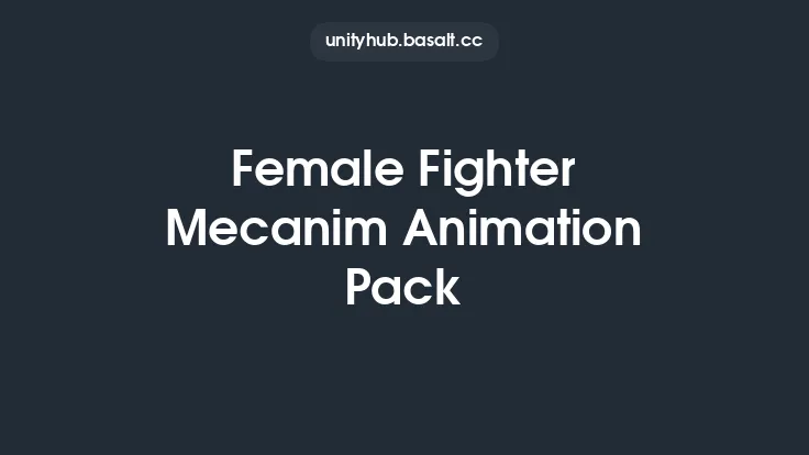 Female Fighter Mecanim Animation Pack Thumbnail
