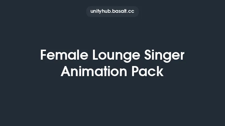 Female Lounge Singer Animation Pack Thumbnail