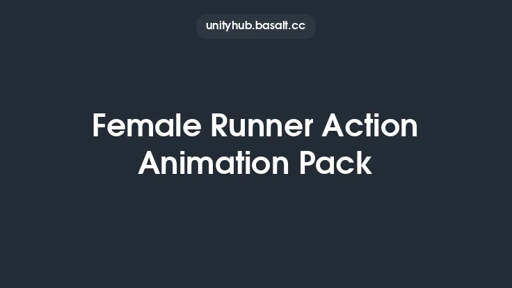 Female Runner Action Animation Pack Thumbnail