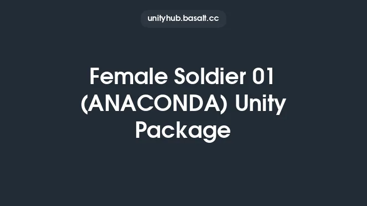 Female Soldier 01 (ANACONDA) Unity Package Thumbnail