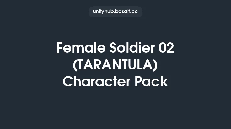 Female Soldier 02 (TARANTULA) Character Pack Thumbnail