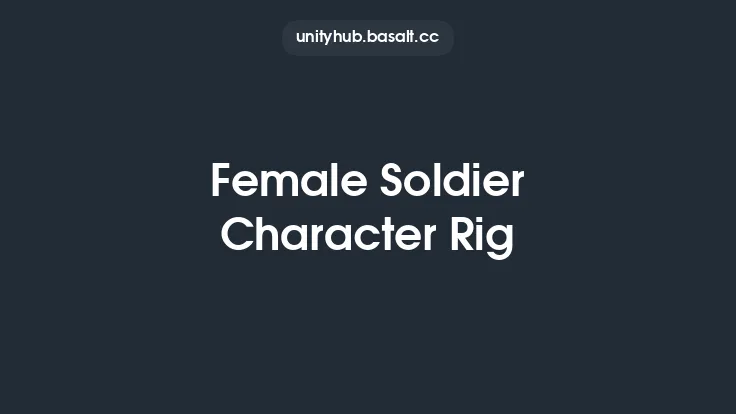 Female Soldier Character Rig Thumbnail