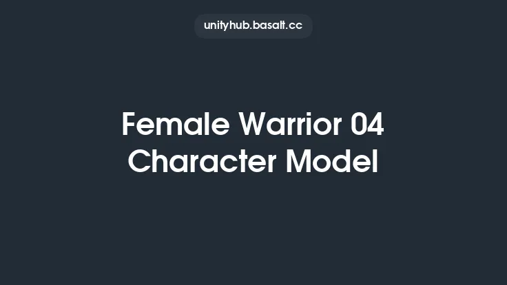 Female Warrior 04 Character Model Thumbnail