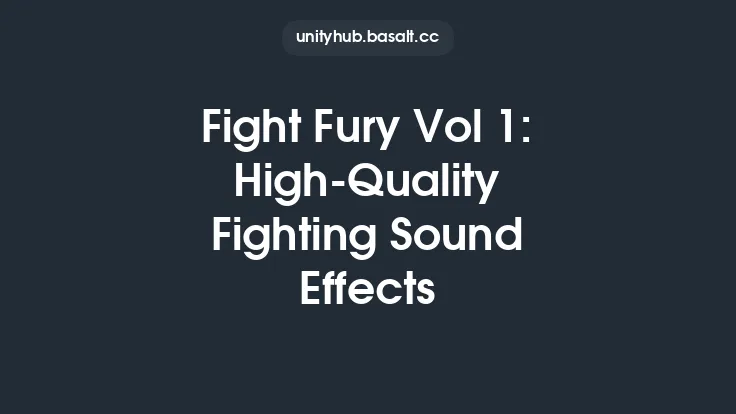 Fight Fury Vol 1: High-Quality Fighting Sound Effects Thumbnail