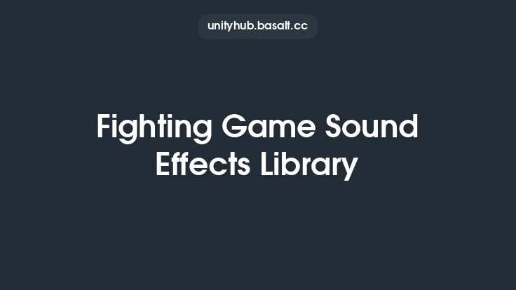 Fighting Game Sound Effects Library Thumbnail
