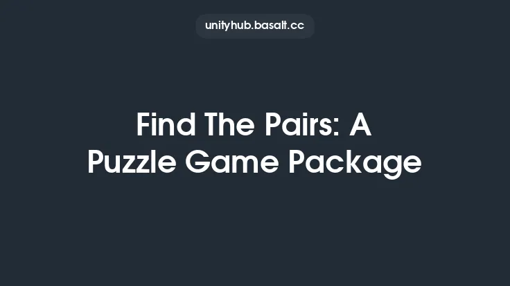 Find The Pairs: A Puzzle Game Package Thumbnail