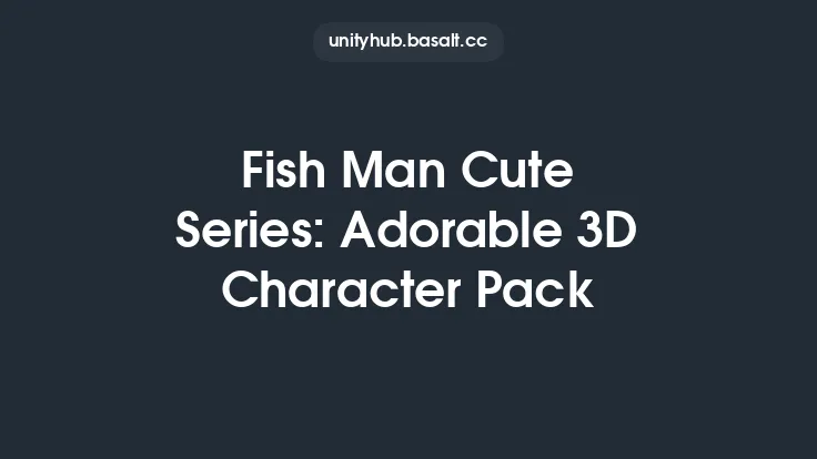 Fish Man Cute Series: Adorable 3D Character Pack Thumbnail