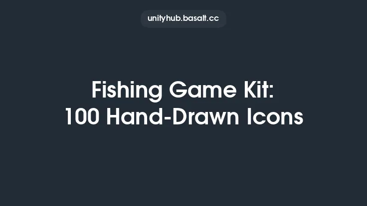 Fishing Game Kit: 100 Hand-Drawn Icons Thumbnail
