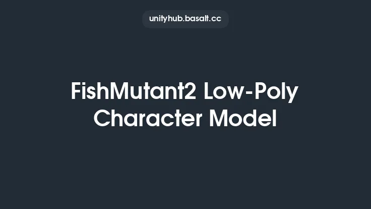 FishMutant2 Low-Poly Character Model Thumbnail