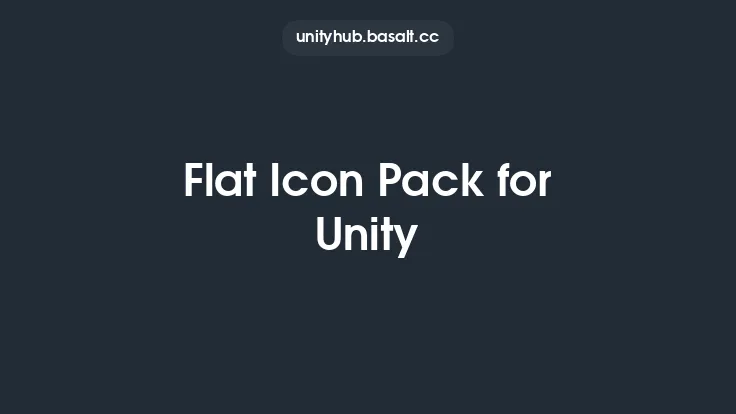 Flat Icon Pack for Unity Thumbnail