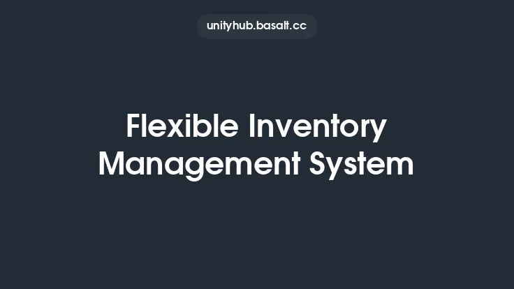 Flexible Inventory Management System Thumbnail