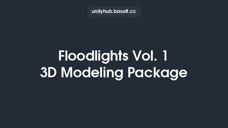Floodlights Vol. 1 3D Modeling Package Thumbnail