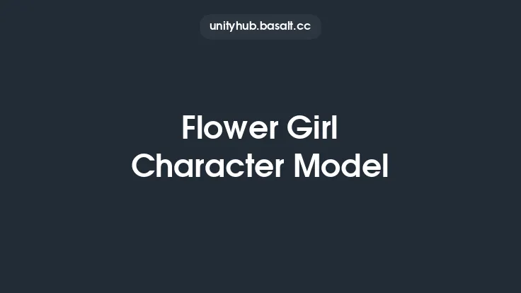 Flower Girl Character Model Thumbnail