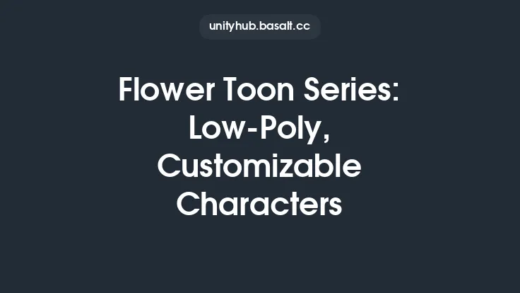 Flower Toon Series: Low-Poly, Customizable Characters Thumbnail