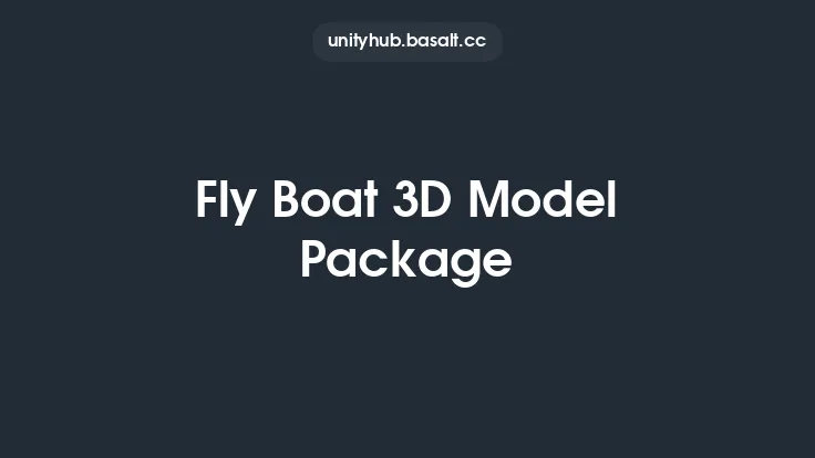 Fly Boat 3D Model Package Thumbnail
