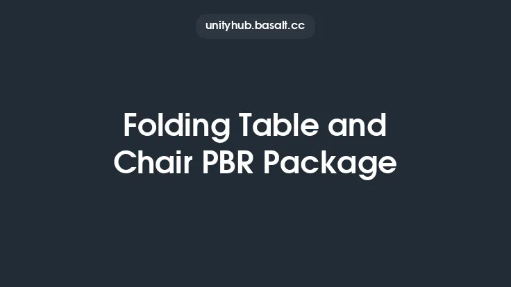 Folding Table and Chair PBR Package Thumbnail