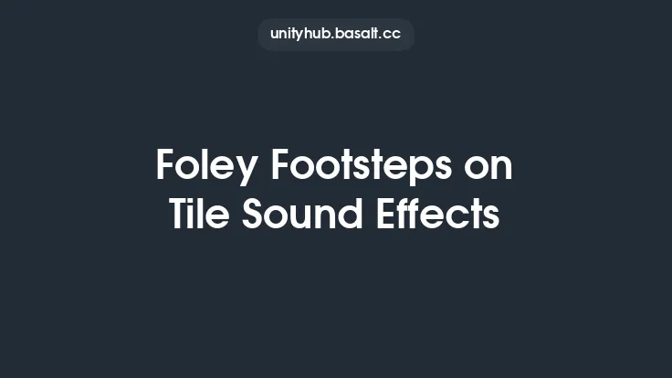 Foley Footsteps on Tile Sound Effects Thumbnail
