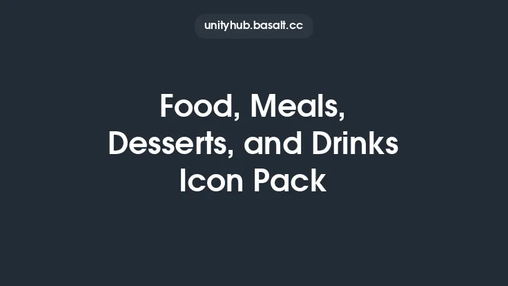 Food, Meals, Desserts, and Drinks Icon Pack Thumbnail