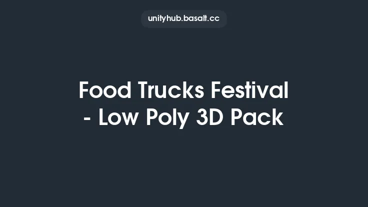 Food Trucks Festival - Low Poly 3D Pack Thumbnail