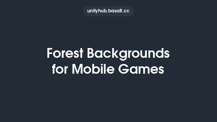Forest Backgrounds for Mobile Games Thumbnail