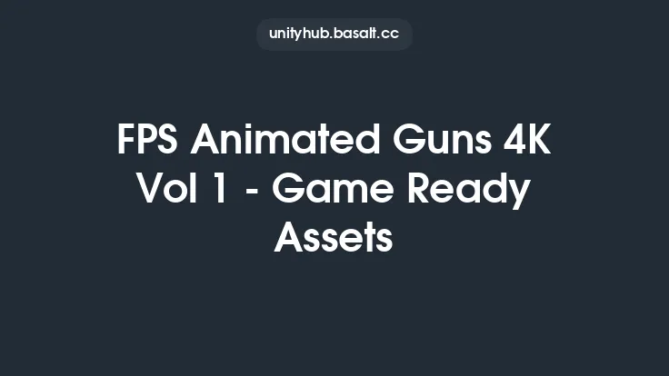 FPS Animated Guns 4K Vol 1 - Game Ready Assets Thumbnail