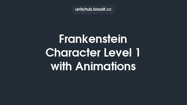 Frankenstein Character Level 1 with Animations Thumbnail