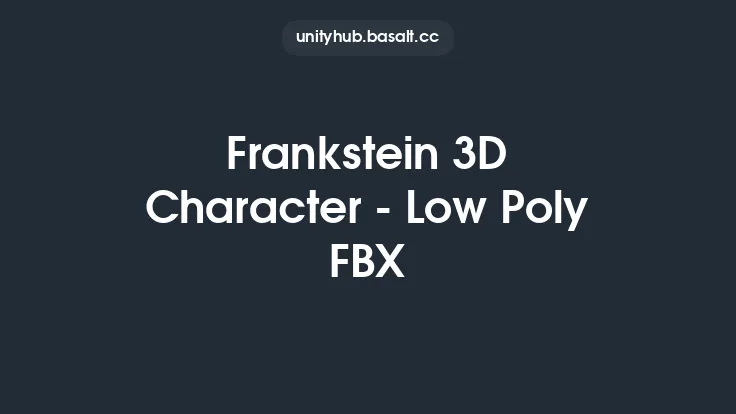 Frankstein 3D Character - Low Poly FBX Thumbnail