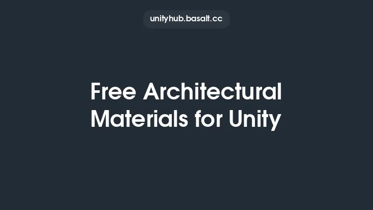 Free Architectural Materials for Unity Thumbnail