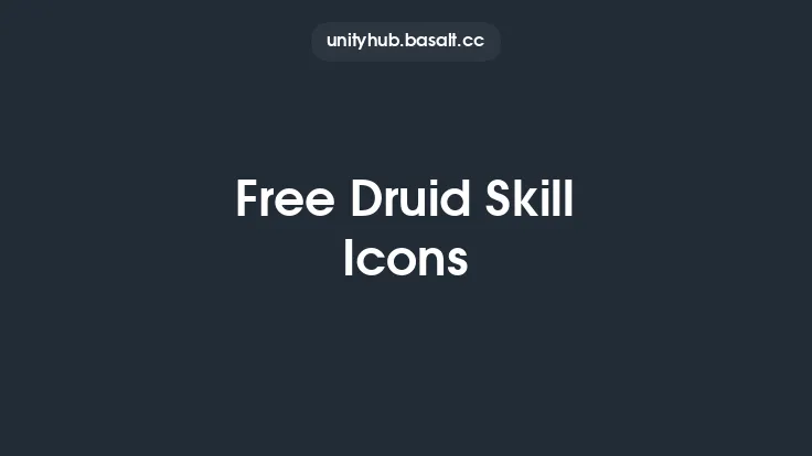 Free Druid Skill Icons Thumbnail