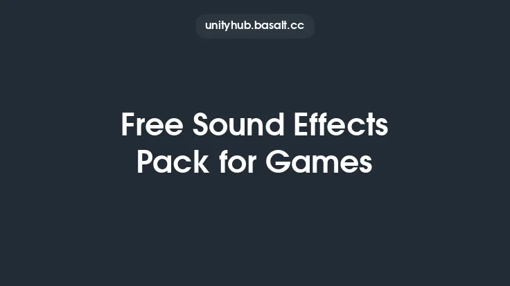 Free Sound Effects Pack for Games Thumbnail