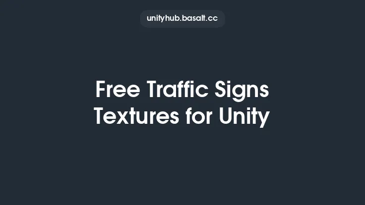 Free Traffic Signs Textures for Unity Thumbnail