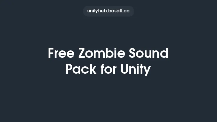 Free Zombie Sound Pack for Unity Thumbnail