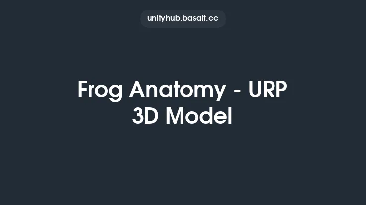 Frog Anatomy - URP 3D Model Thumbnail